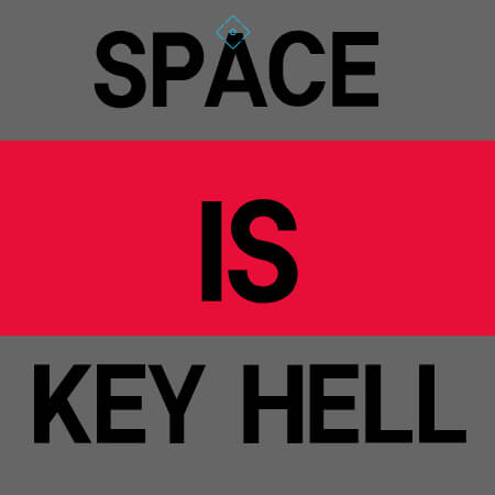 space is key hell image